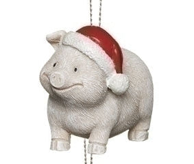 Pudgy Pet Santa Hat Ornament