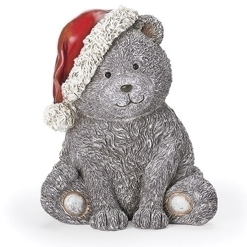Pudgy Pal Bear with Santa Hat