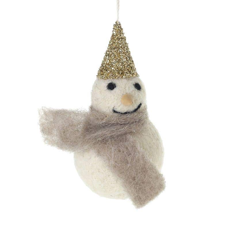 Felt Frosty Ornament