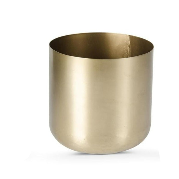 Brushed Gold Pot