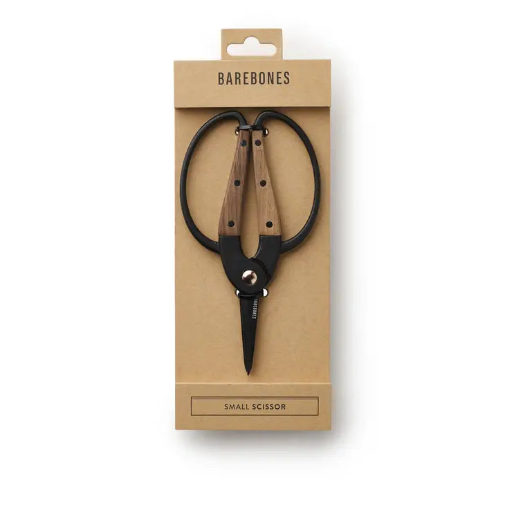 Barebones Small Garden Scissors-Walnut