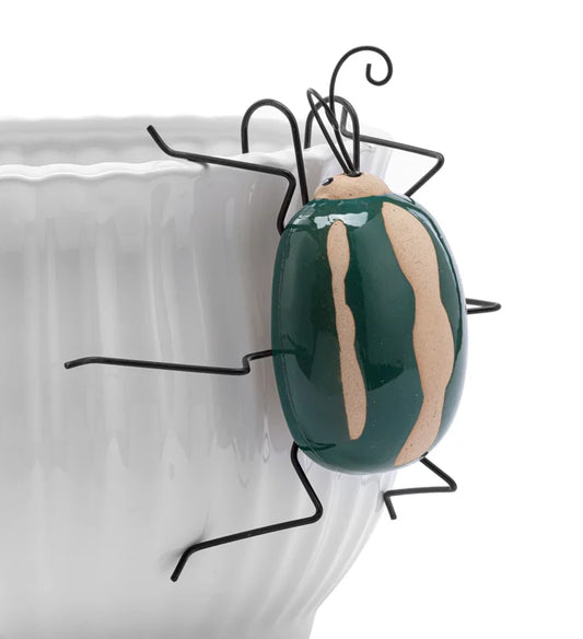 Green Beetle Pot Hanger