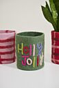 Holly Jolly Felt Pot Cover