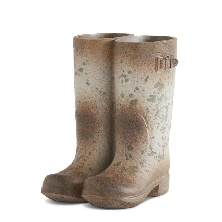 Distressed Tan Rainboot