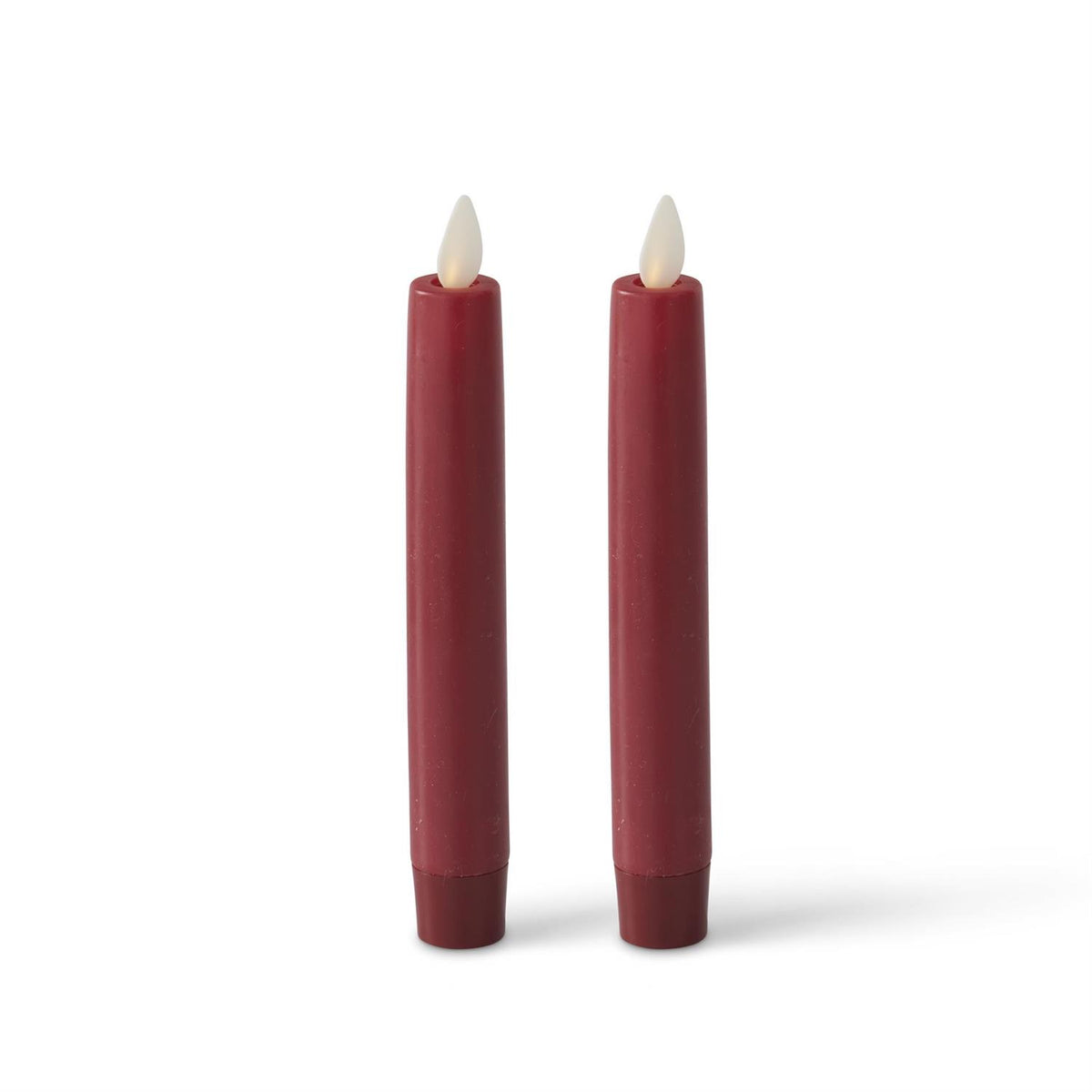 2-Pack 6" Red Luminara Taper LED Candles