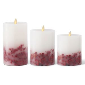 Berry Indoor Luminara Pillar Candle