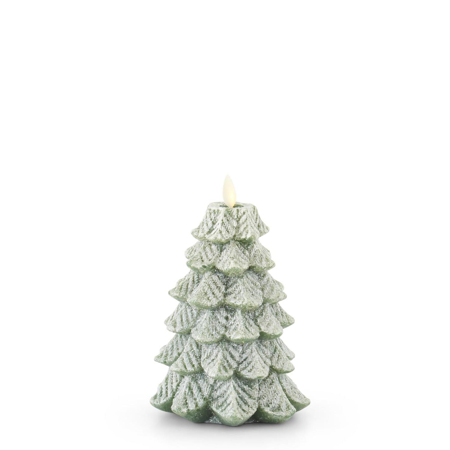 Snowy Tree Luminara Candle