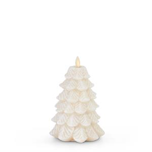 Snowy Tree Luminara Candle