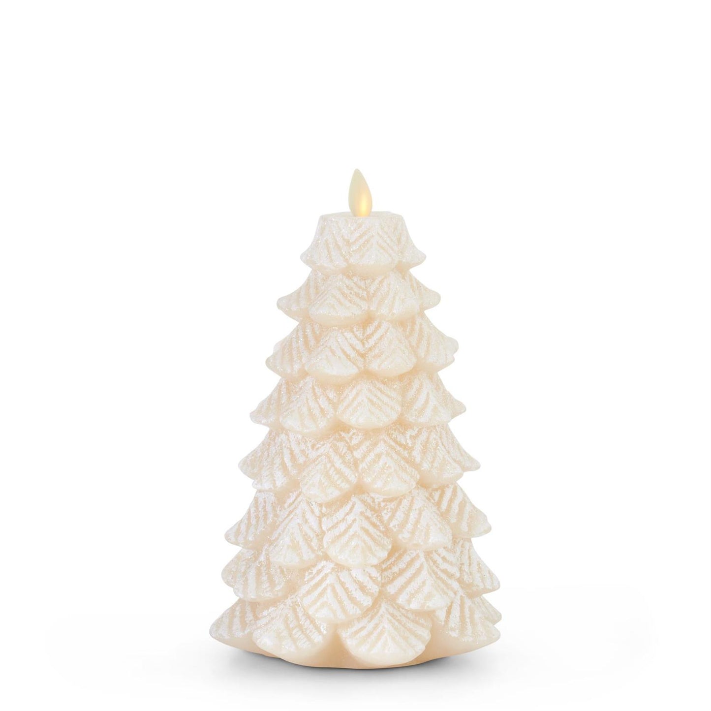 Snowy Tree Luminara Candle