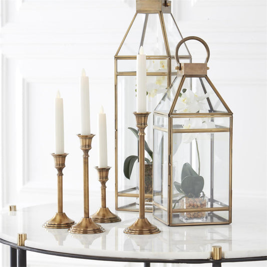 Brass Metal Taper Candleholders