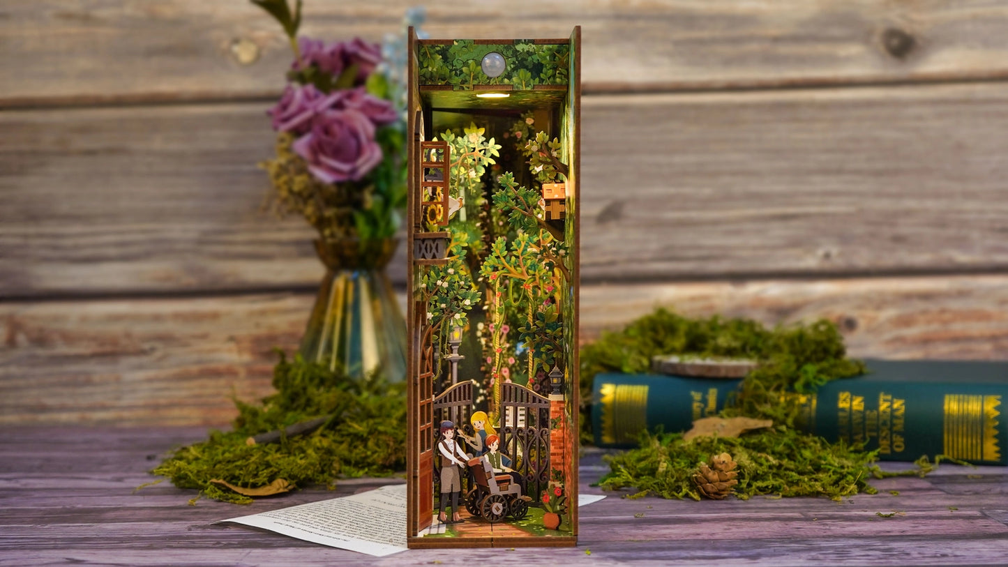 Secret Garden Miniature House Book Nook Kit