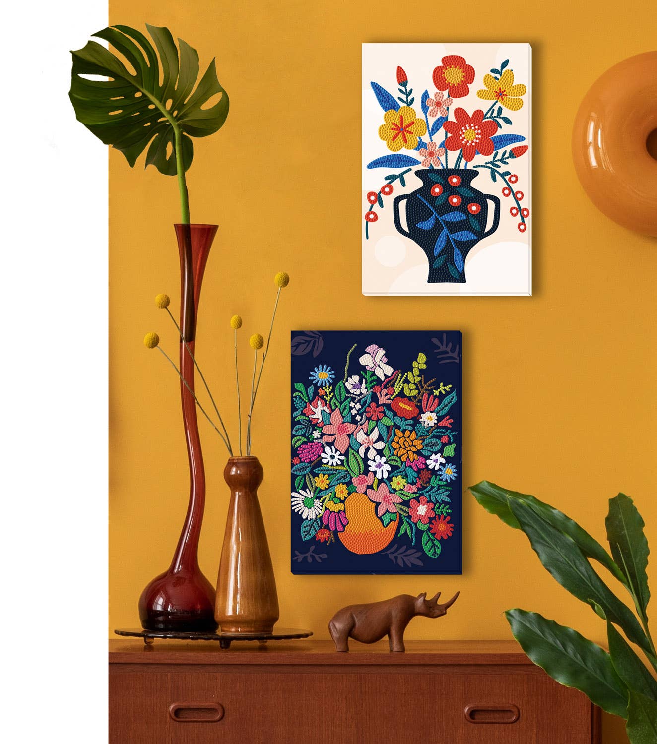 Wild Flowers Diamond Art