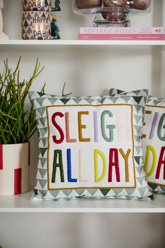 Sleigh All Day Pillow