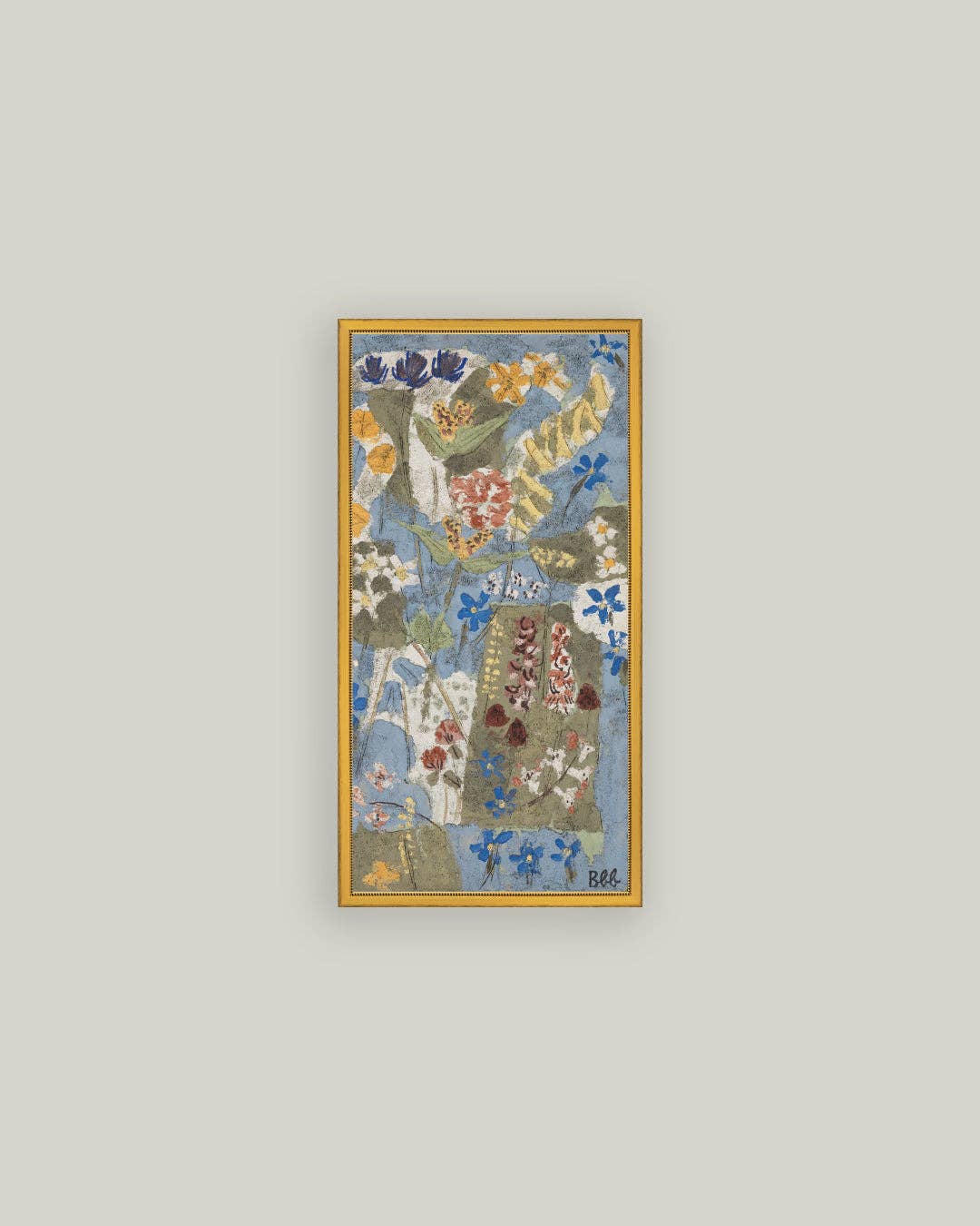 Blumen Framed Antique Art