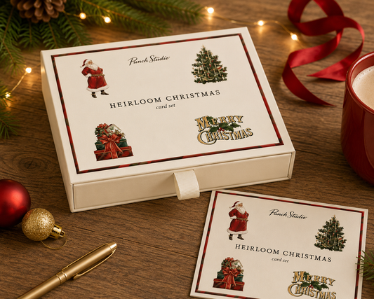 Heirloom Christmas Keepsake Elegant Notecards 8 Count