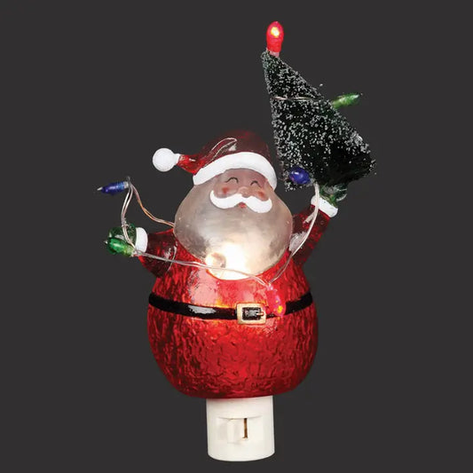Santa with Christmas Tree Nightlight