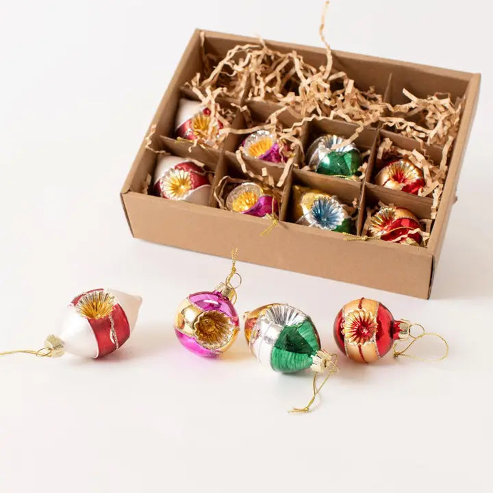 Mini Ornaments - Vintage Holiday (Set of 12)