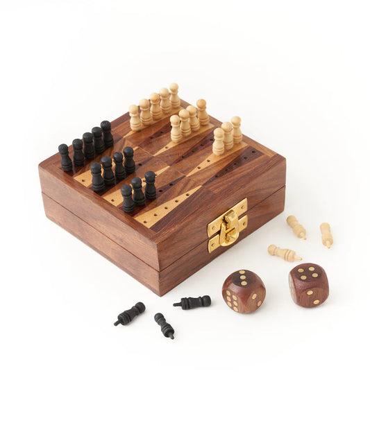 Mini Backgammon Travel Game Set