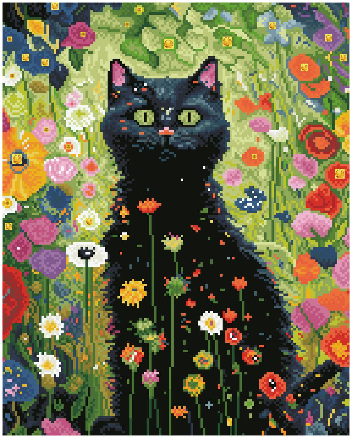Garden Cat Diamond Art