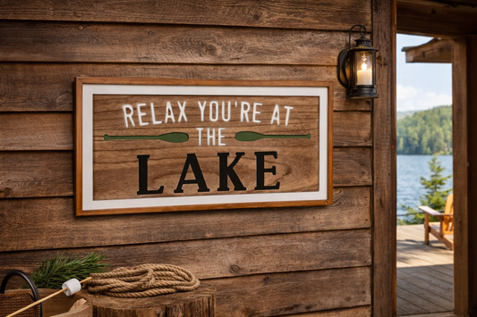 Sign - You're At the Lake