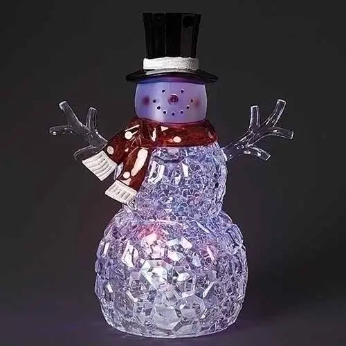 Rotating Acrylic Snowman Lite