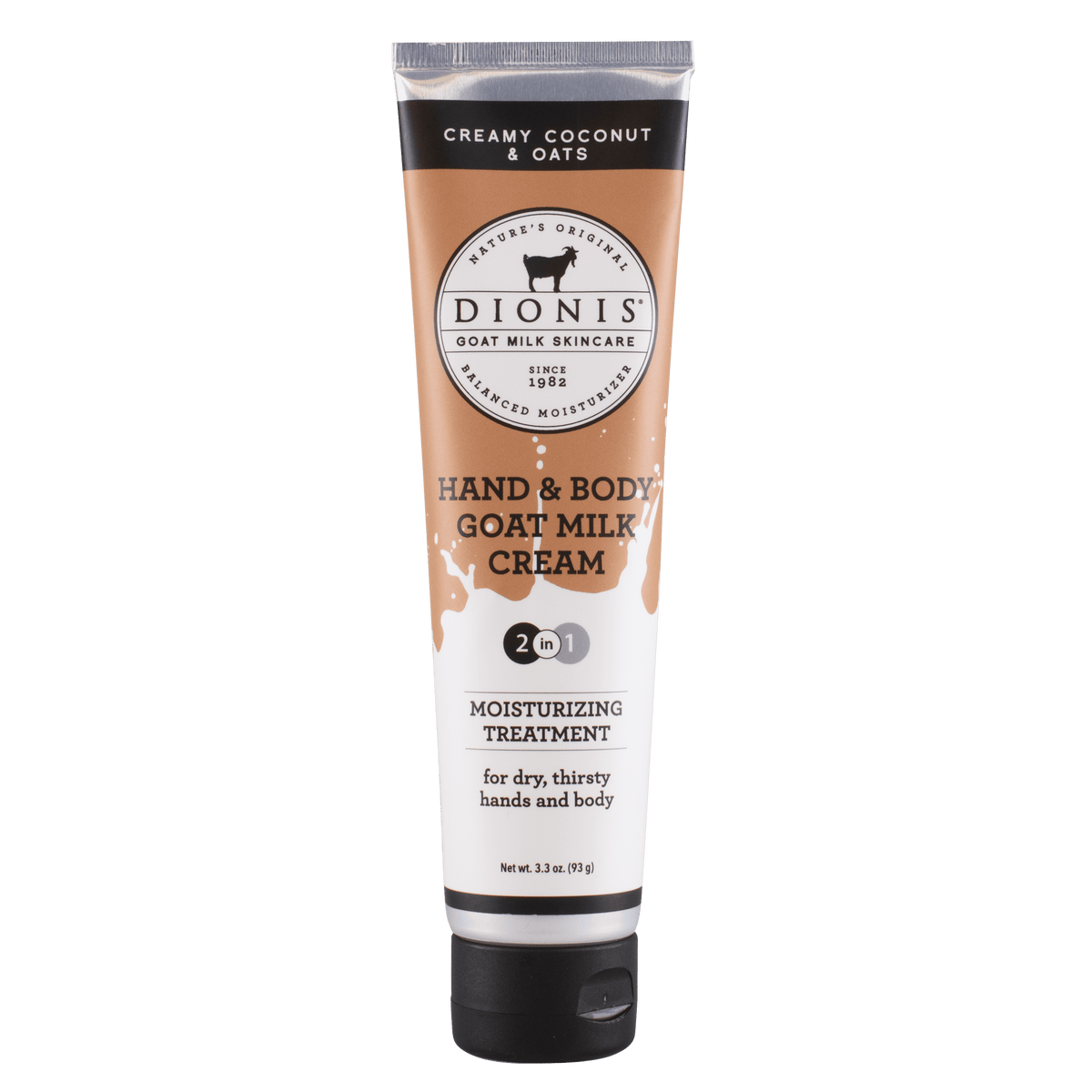 Dionis Creamy Coconut & Oats Hand & Body Goat Milk Cream