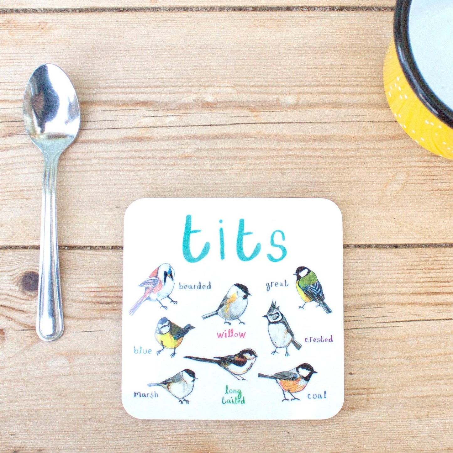 Tits Bird Coaster