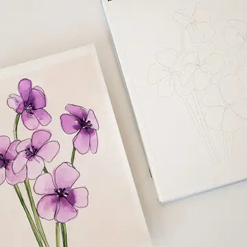 Floral Water Color Book Bundle