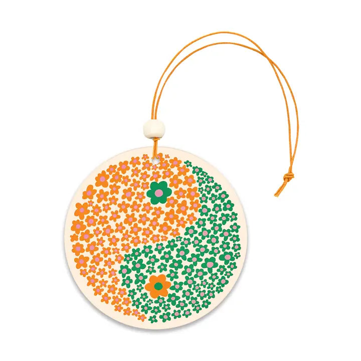 Yin-Yang Blossoms Car Air Freshener