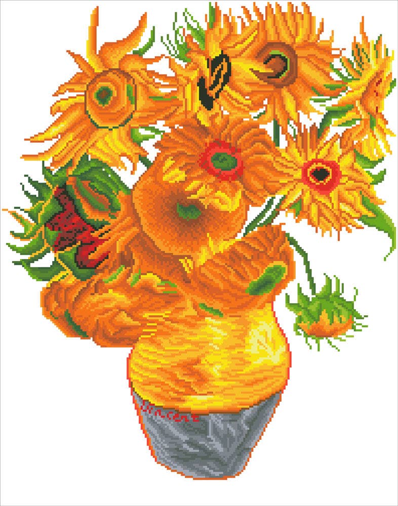 Sunflowers (Van Gogh) Diamond Art