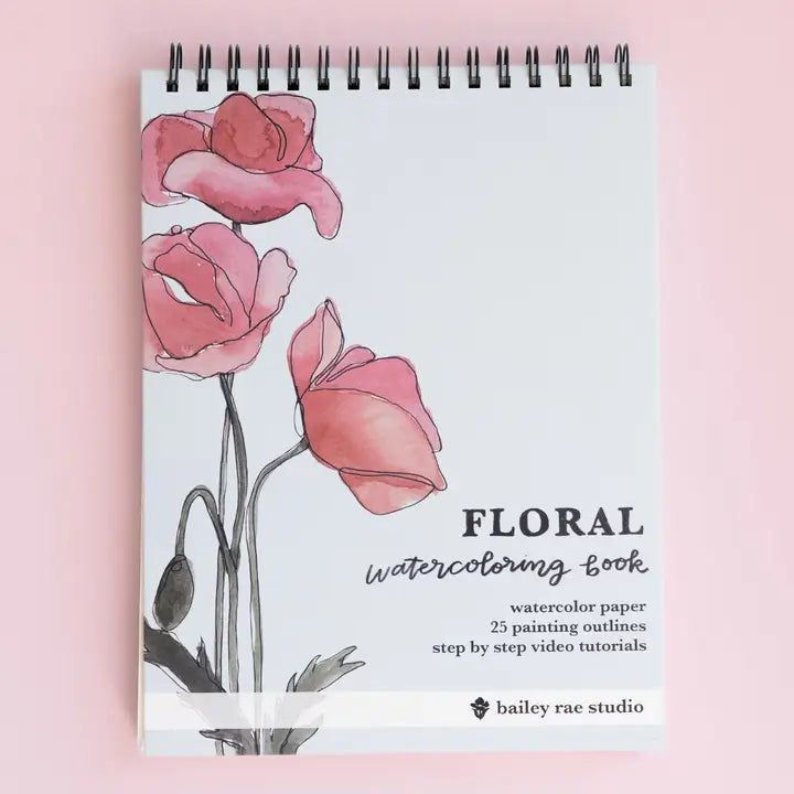 Floral Water Color Book Bundle