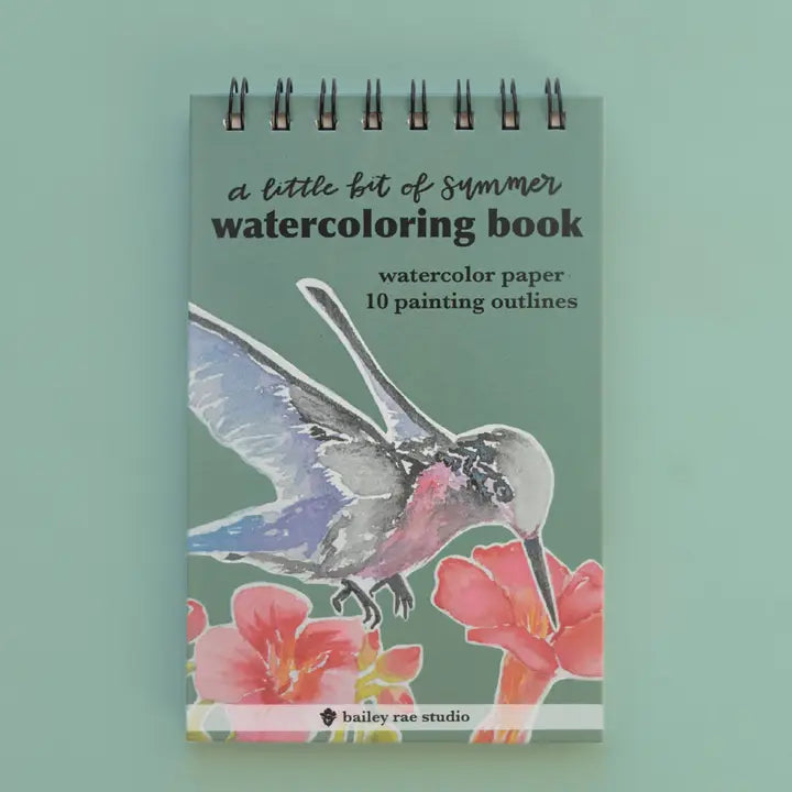 A Little Bit of Summer - Mini Watercoloring Book