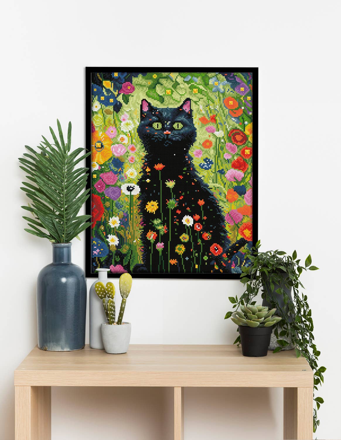 Garden Cat Diamond Art