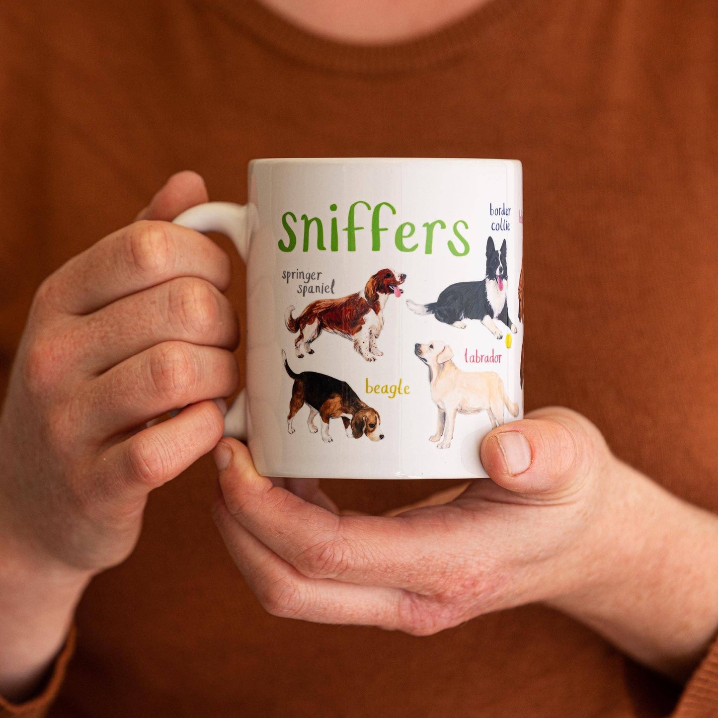Sniffers Ceramic Dog Pun Mug