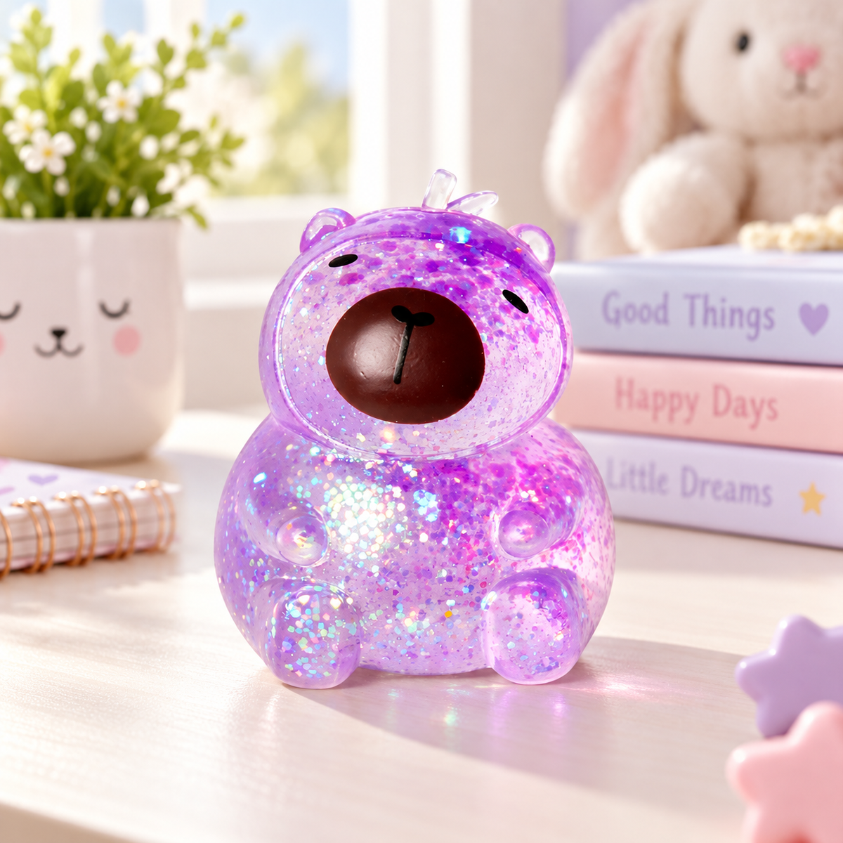 Scrunchems® Sugar Capybara Squishy Fidget Toy