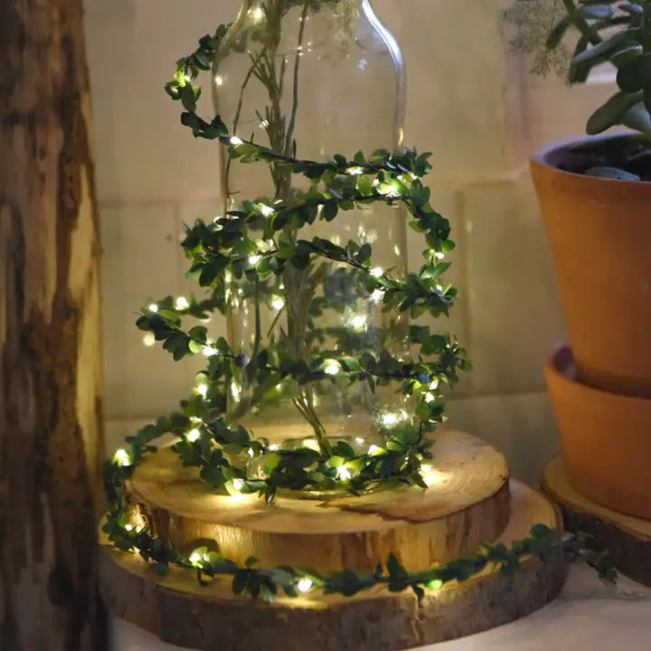 Green Leaf String Lights