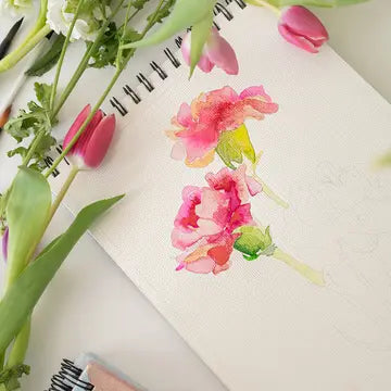 Floral Water Color Book Bundle