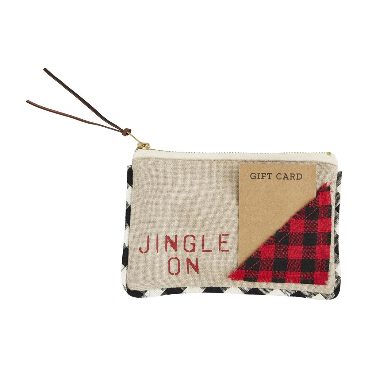 Checkered Gift Pouch