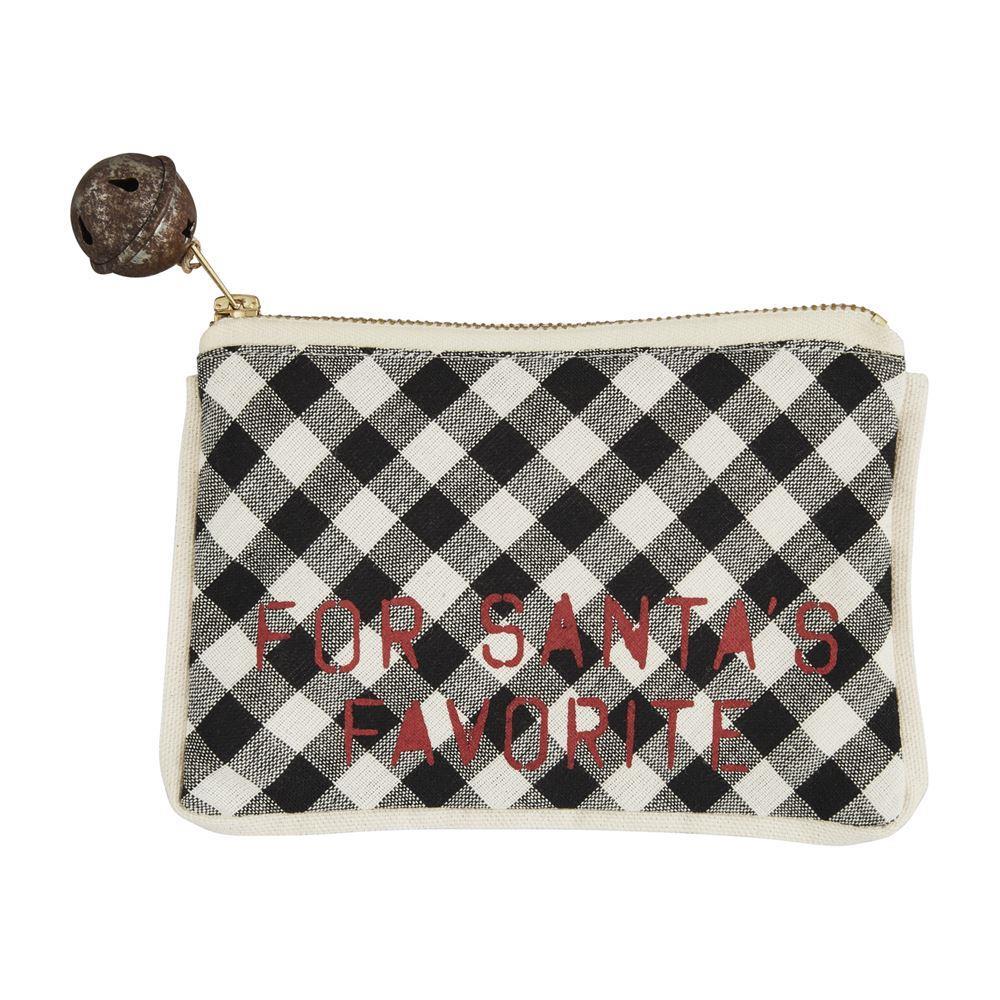 Checkered Gift Pouch