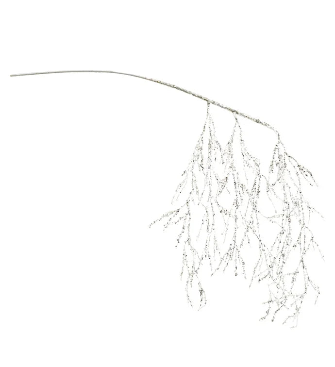 Frosted White Hanging Branch