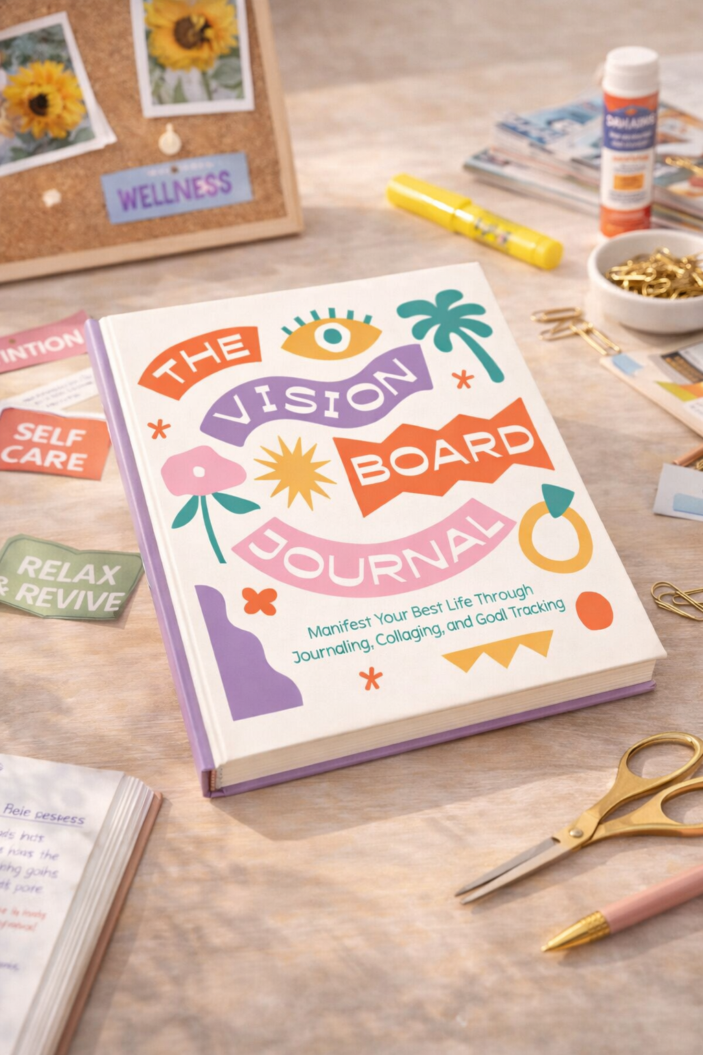 The Vision Board Journal Guided Journal