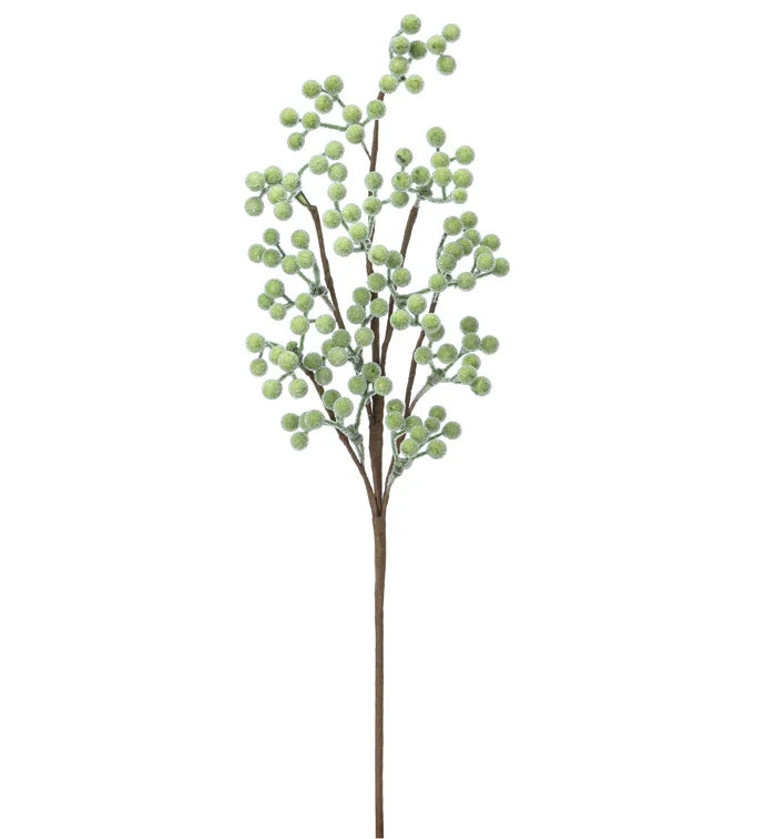 Light Green Berry Cluster Spray