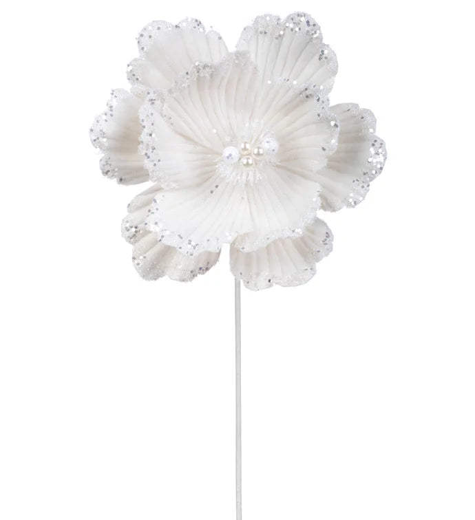 Ivory Glitter Magnolia