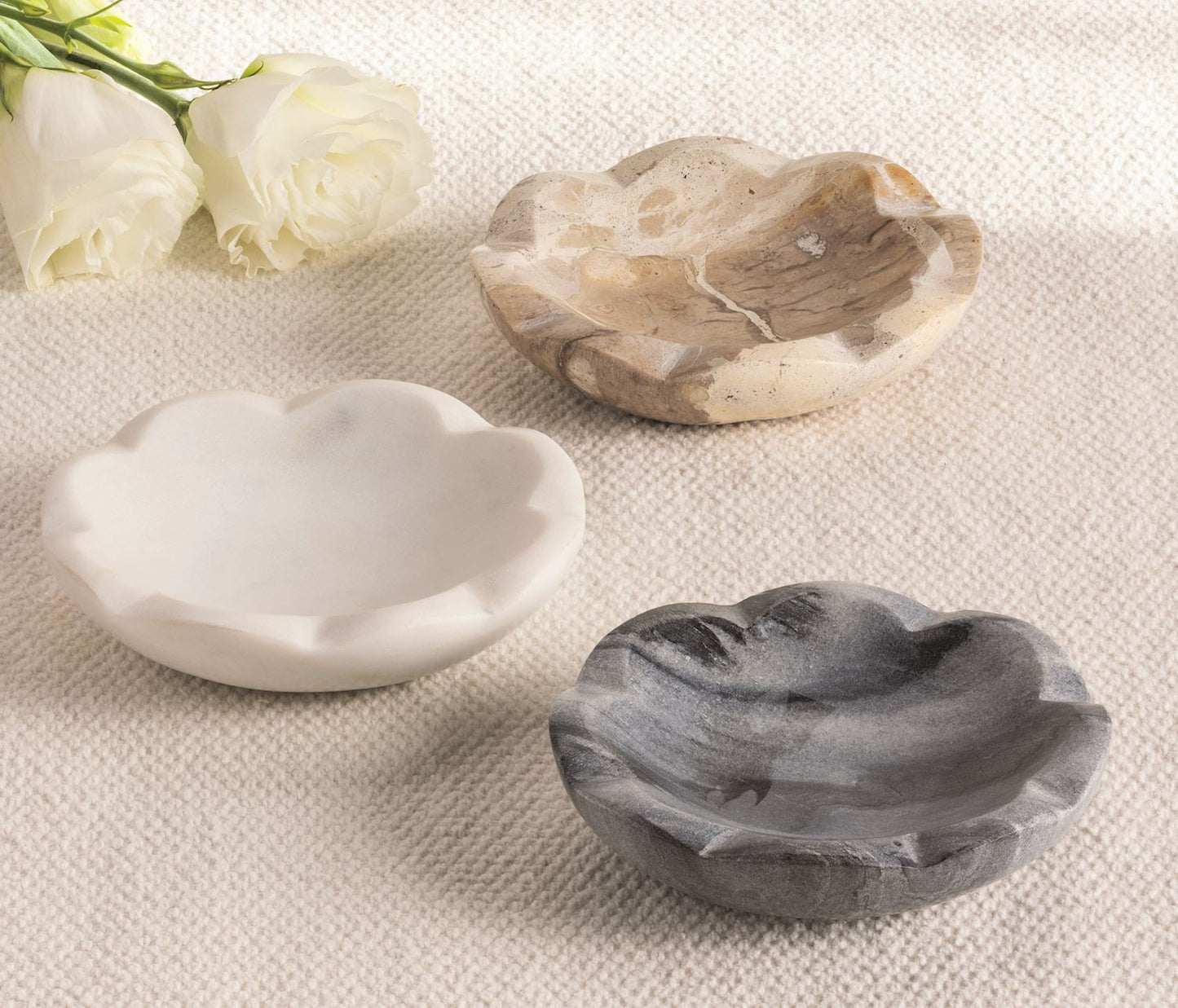 Scallop Marble Dish
