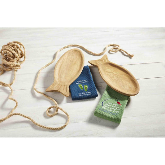 Fish Board & Towel Set
