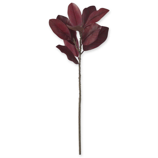 32 Inch Burgundy Magnolia Spray