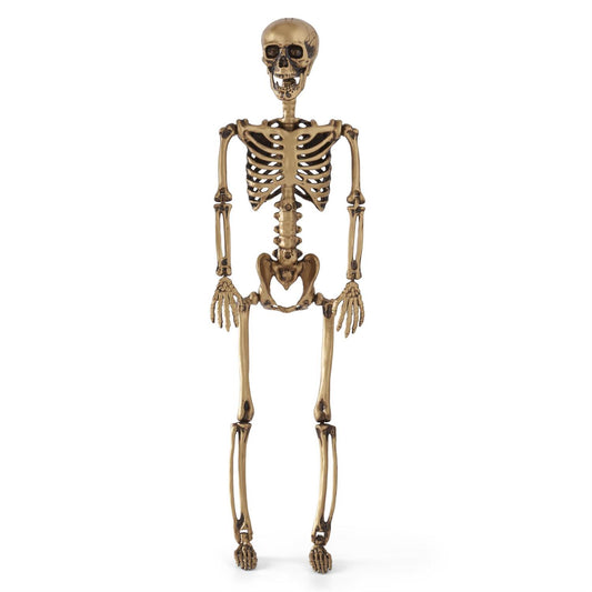 36 Inch Gold Posable Skeleton