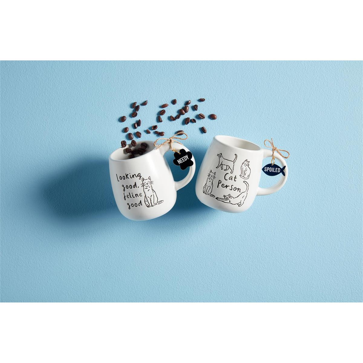 Collar Charm Cat Mugs