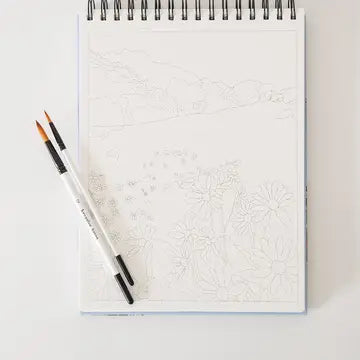 Landscape Watercoloring Book