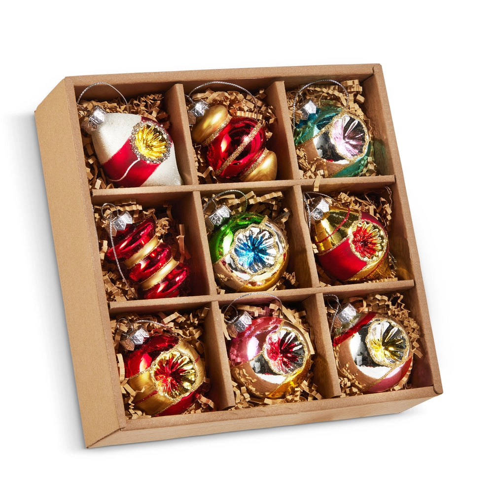 2" Box of Vintage Ornaments